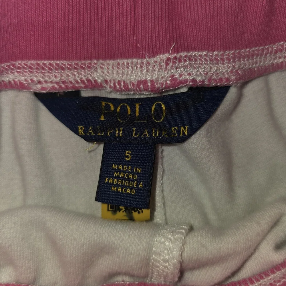 Polo Ralph Lauren Girls Shorts Colorful Pastel Tie Dye Size 5 Y0